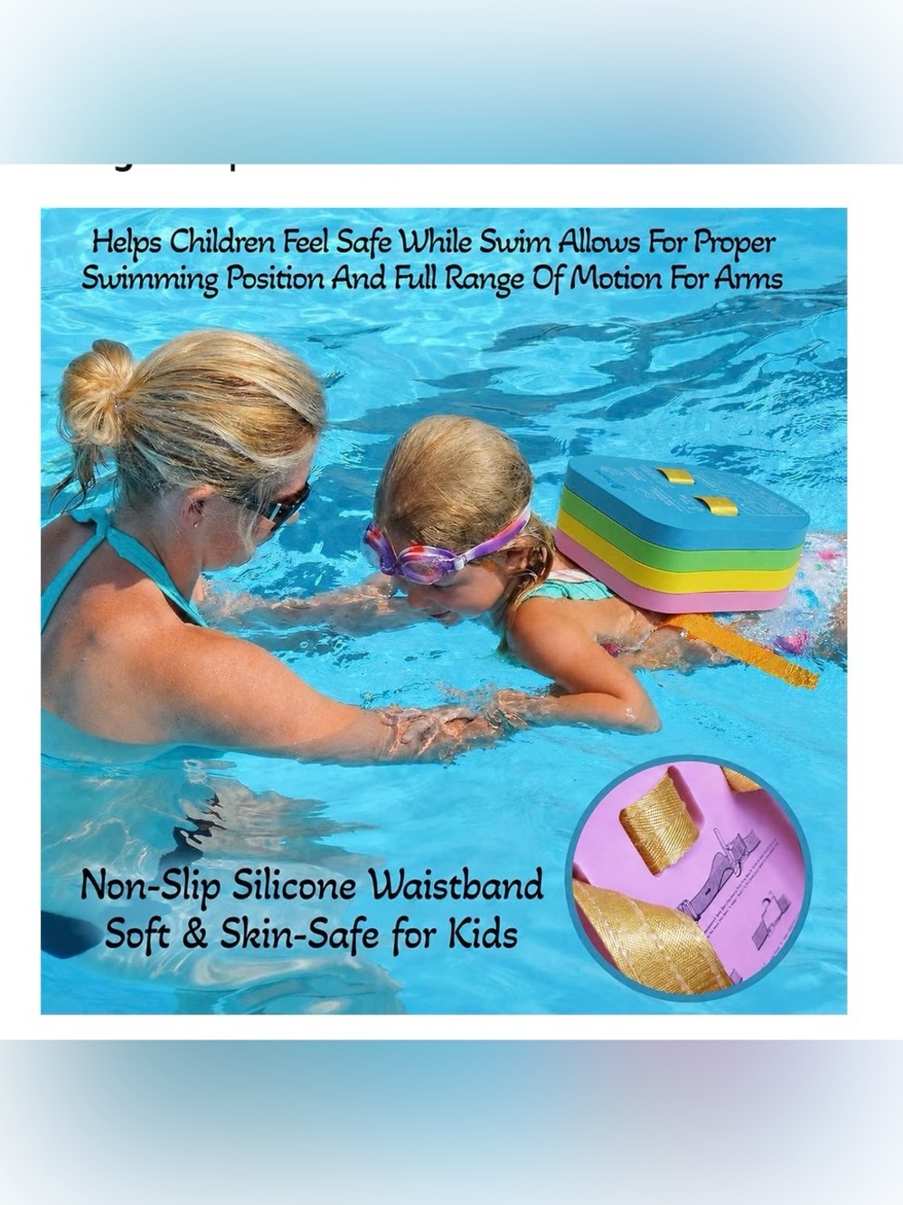 NWT Swim Float Kids Back Belt